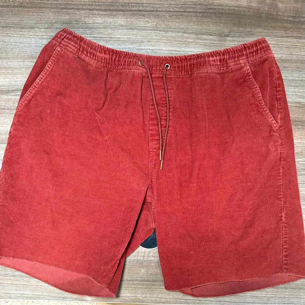 Men’s Brixton corduroy shorts. Size XXL